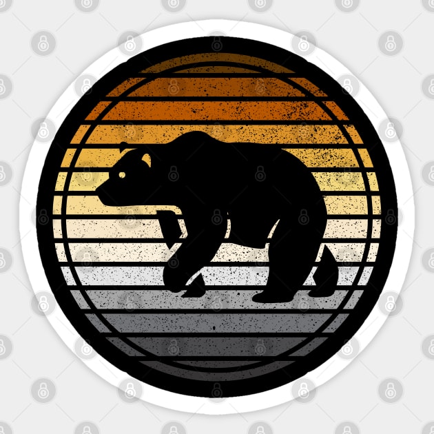 Gay Bear Pride Horizon Silhouette Sticker by Muzehack